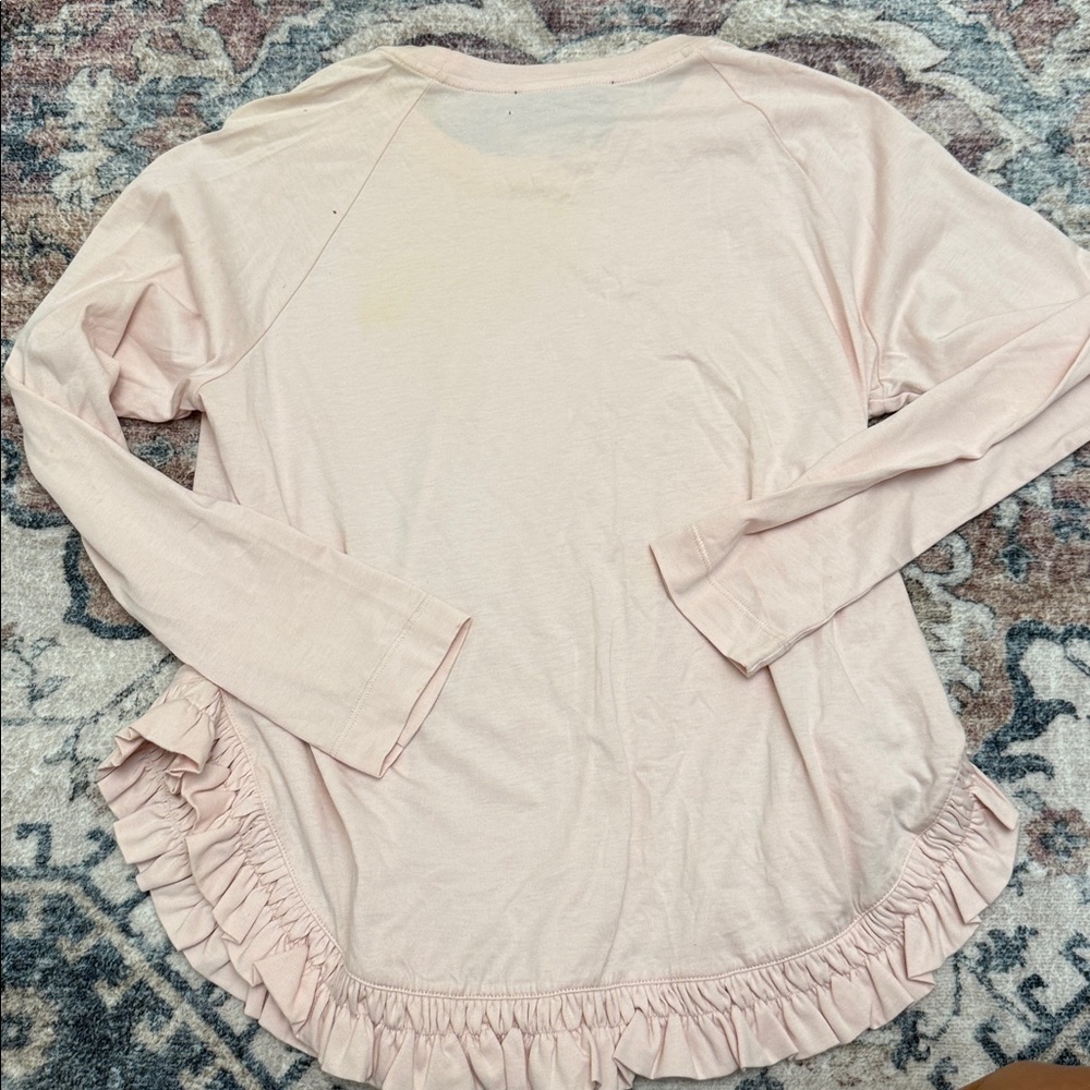 Simone Rocha Light Pink Ruffle Blouse - Picture 6 of 7